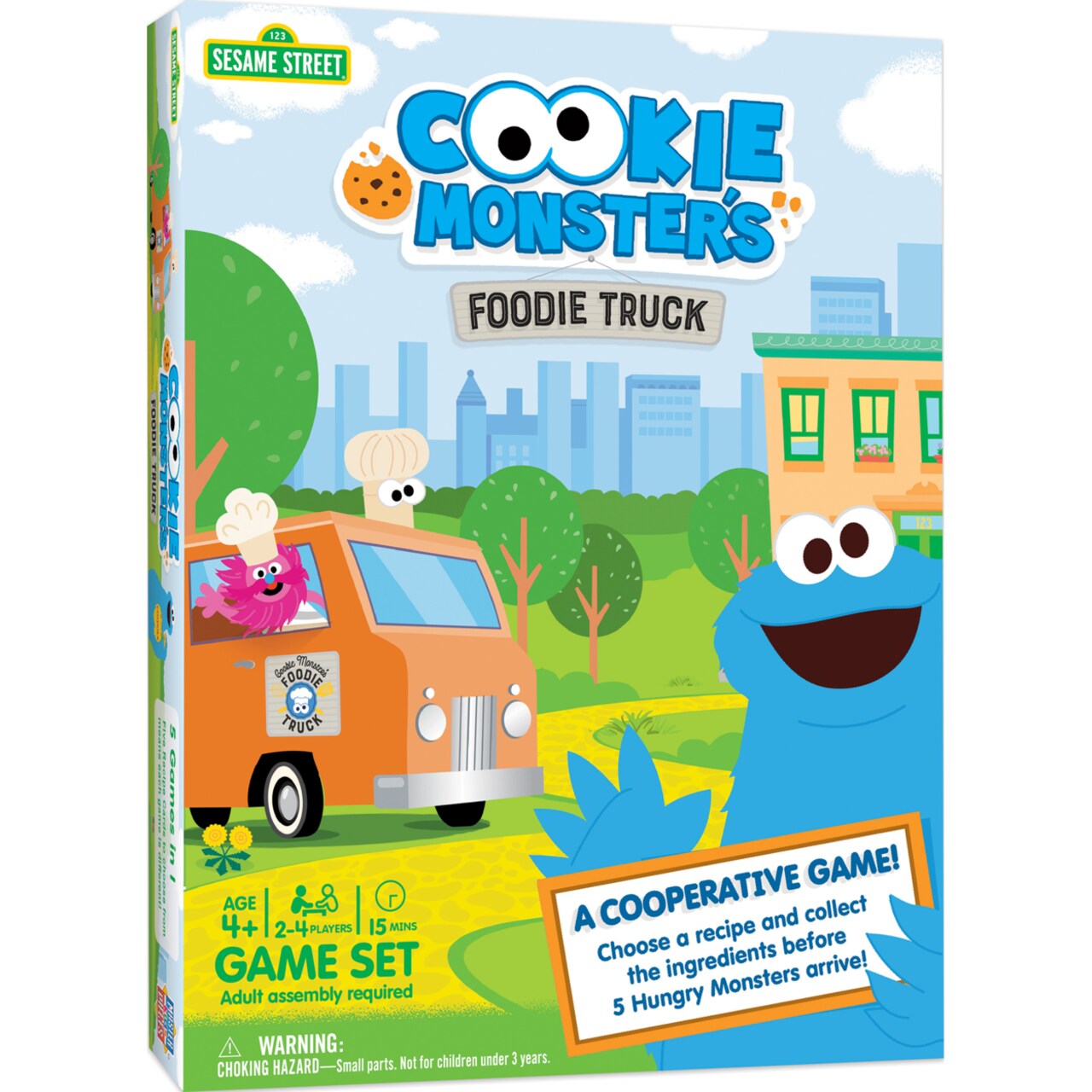 Masterpieces Kids Games - Sesame Street Cookie Monster Matching Game